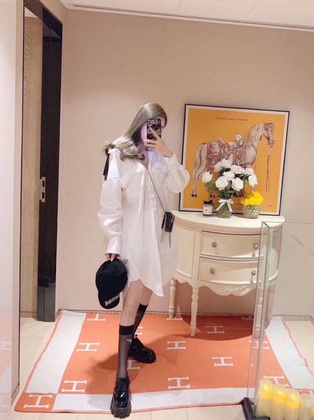 

new arrival 2020 women shirt lapel blouse women t shirt 2020109-879*3426 z594, White