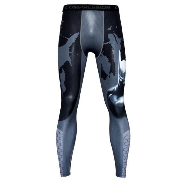 

new cycling pants elastic tights mens fitness jogging pants 3d printed skinny sweatpants trousers shopping, Black;blue