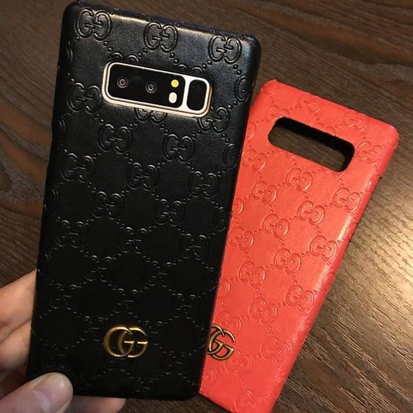 

famous leather phone cases for samsung s10e s10 plus s9 s8 plus note9 note10 plus case fashion brand designer phone cases cover