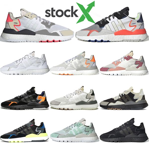

fashion running shoes 3m nite jogger white grey red designer luxury shoes stock x ice mint men women trainer sport sneakers 36-45, White;red