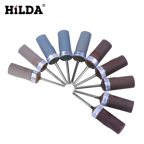 

hilda 5pcs abrasive tools sanding belt paper sanding bands sandpaper grinding wheels for dremel rotary tools