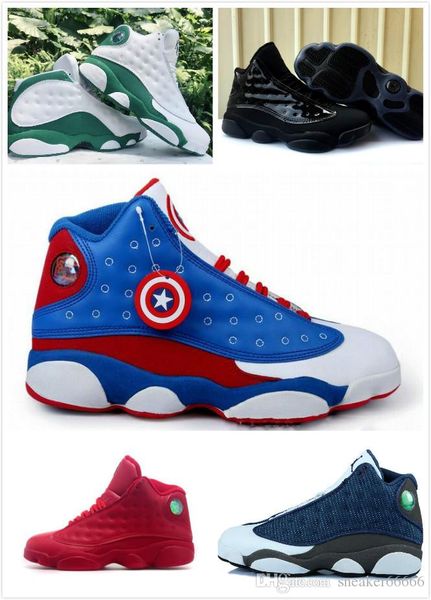 

with box 13 13 men ba ketball hoe g hyper royal blue bordeaux flint chicago bred wheat olive black cat