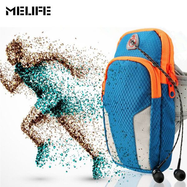 

melife running arm bag waterproof jogging pack sport waist pocket gym fitness arm package pouch bags outdoor travel wallet bag