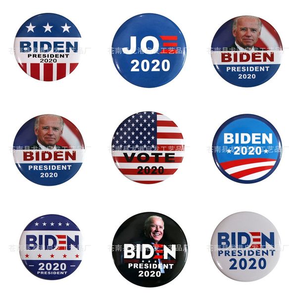 

alloy rhinestone brooch corsage glitter letter i love biden portable breast pins gold color lapel biden badge jewelry fashion accessories #5, Silver