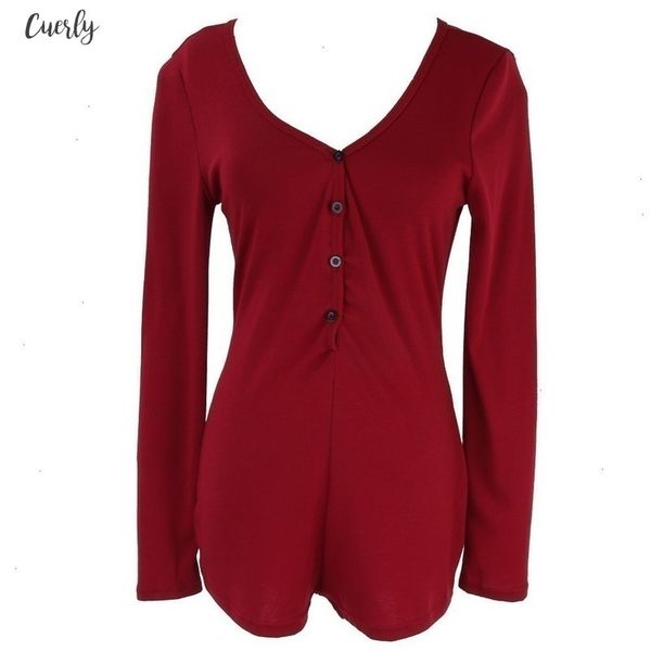 

knitted bodysuit women rompers bodycon jumpsuit long sleeve bodysuit women autumn button spring ribbed bodysuits playsuits, Black;white