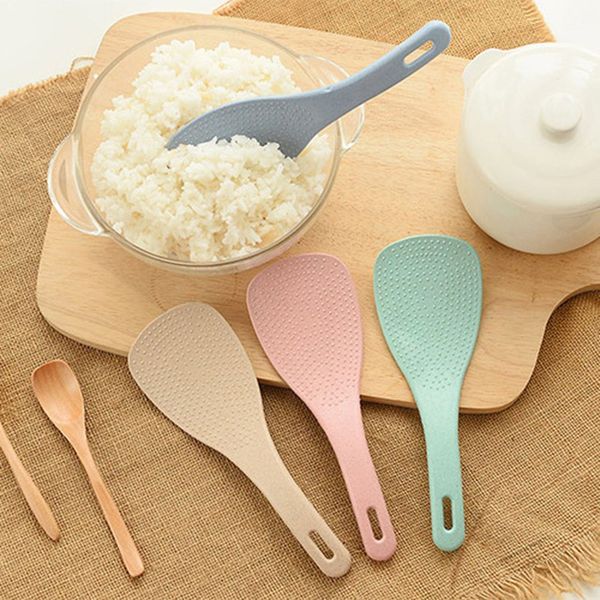 

kitchen non-sticky rice scoop meal spoon rice paddle wheat stalk rice scoop