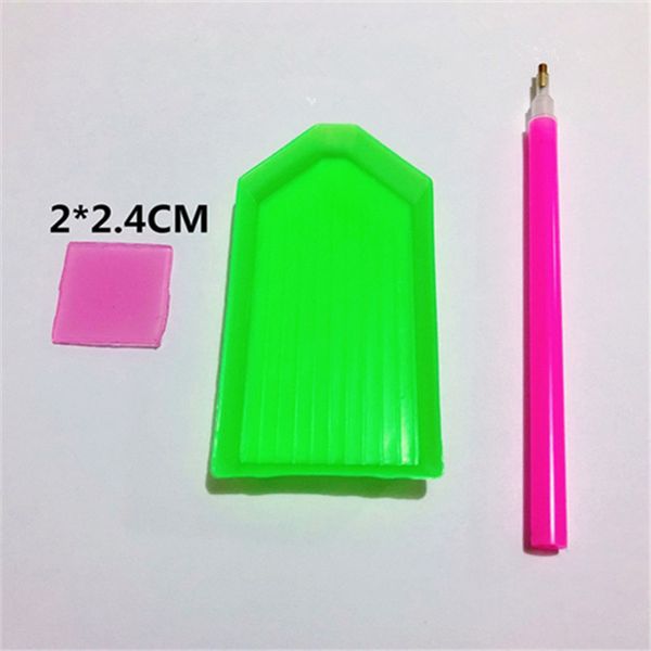 

3шт / набор женщин модные аксессуары wax pen расставить nail art стразы выбор инструментов pen тарелка легко pick up маникюр, Silver;gold