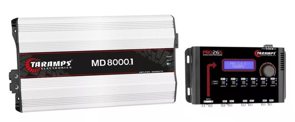 

Taramps MD 8000 Усилитель 1 Ом + PRO Taramp's 2.6 MD8000 HD8000 Доставка 3 дня