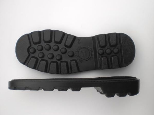 

rubber men's boots soles handmade shoes diy materials accessories accessories repair shoes custom-made materials, Black