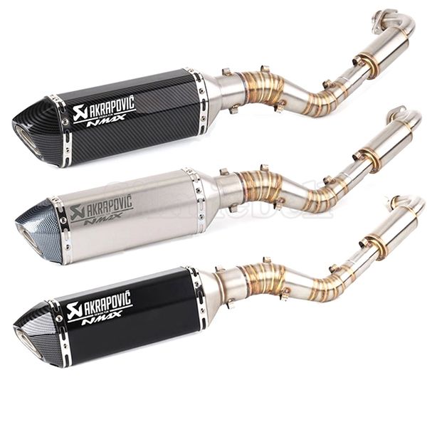 

laser nmax akrapovic motorcycle exhaust muffler full system slip on for yamaha nmax 125 155 nmax125 nmax155 2015 2016 2017