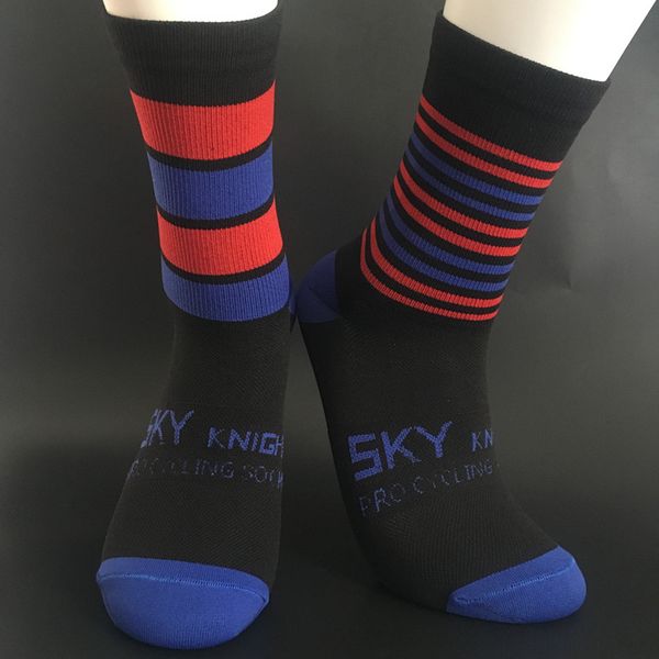

professional brand sport socks breathable road bicycle socks outdoor sports racing cycling sock, Black