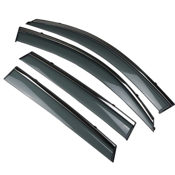 

for kia sportage fourth generation 2016 2017 abs plastic window visor vent shades sun rain deflector guard protector covers 4pcs