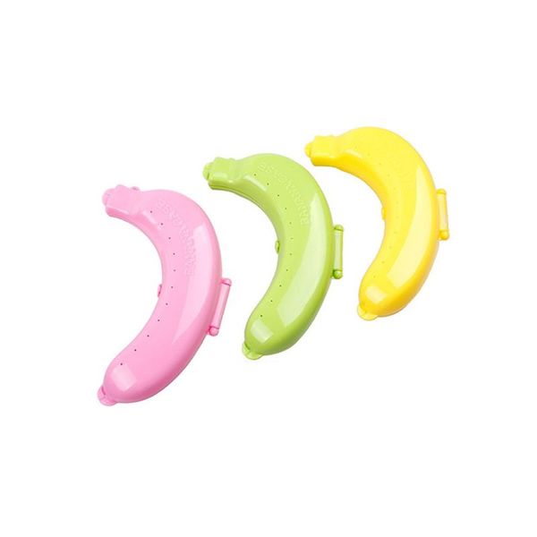 

fruit banana protector box holder case lunch container storage organizer portable outdoor picnic camping accessory