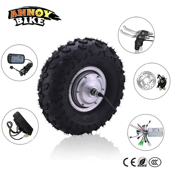 

14.5 inch electric bicycle non-gear hub motor 36v 350w 500w 800w motor kit electric scooter wheelchair with foot pedal