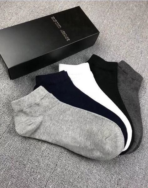 

the fashion leisure sports socks men and personality men luxury designer brand 1a armani socks 1a new, Black