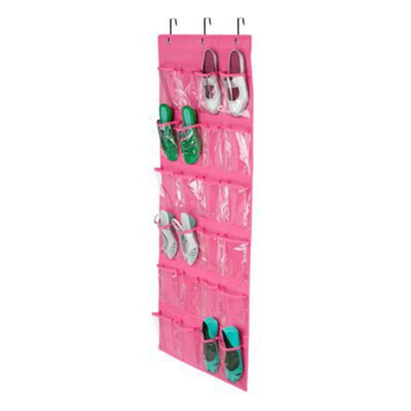 

24 pockets door wardrobe hanging organizer bag shoe rack hanger closet storage