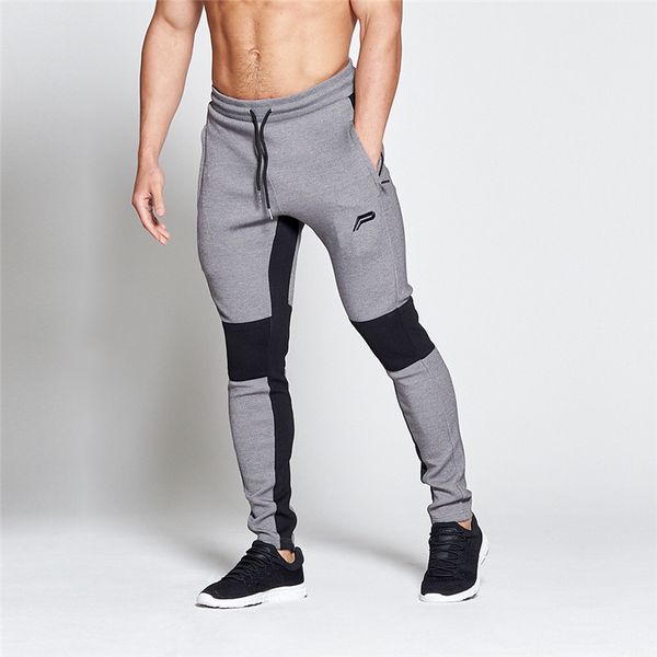 

gympursue men's jogger brand casual pants fitness men's trousers muscle brothers exercise pants fitness trouse, Black