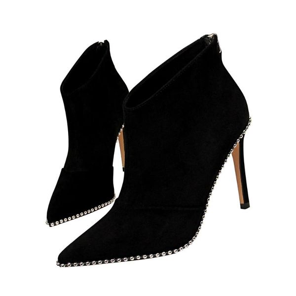 designer heeled boots
