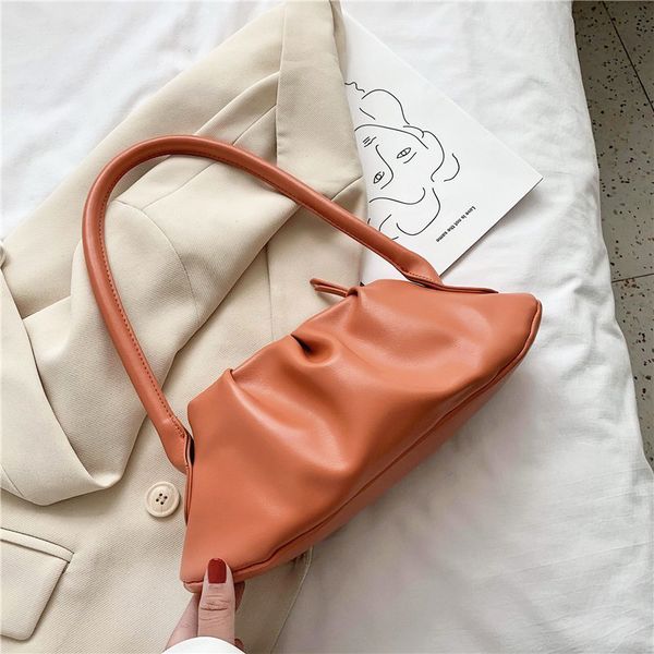 

summer cloud female bag 2020 new high-quality leather crossbody bag fashion wild shoulder female travel armpit