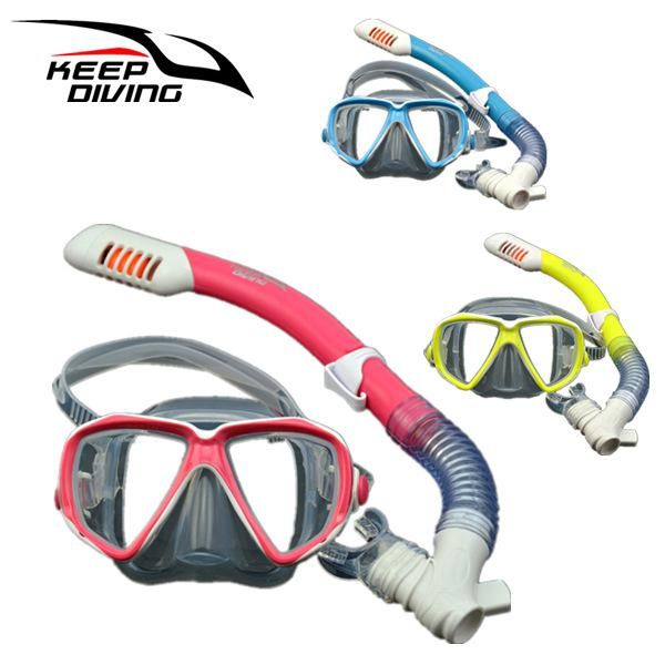 

hobbylane kids diving masks and snorkel set tempered glass snorkeling mask full dry snorkel tube scuba diving equipment hot