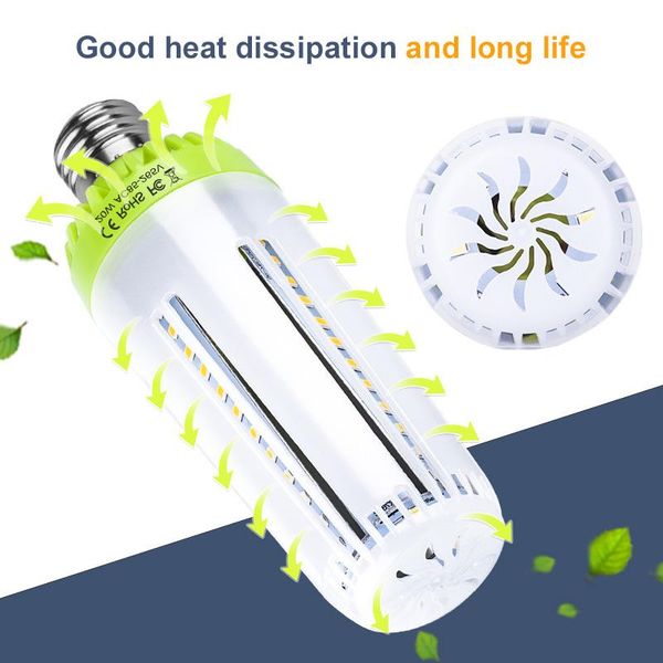 Lâmpada LED E27 Milho Bulb 5PC / LOT 10W 15W 20W ampola lâmpada LED Bombilla IC inteligente Início Light Bulb No Flicker Energy Saving