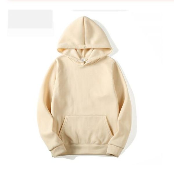 

polyester men's hoodies spring autumn male casual hoodies sweatshirts men's solid color hoodies sweatshirt ing, Black
