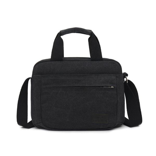 

men's bag shoulder messenger bags fashion canvas solid color totes business simple casual wild casual mmultipurpose h1