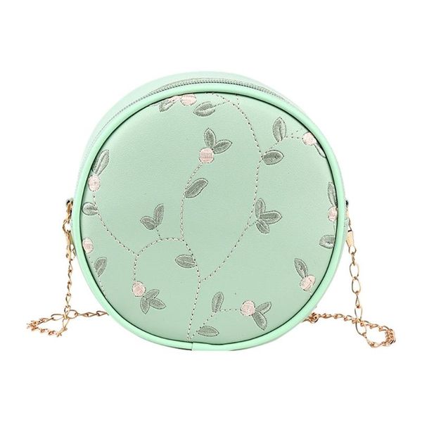 

aelicy shoulder bag women floral round bag crossbody messenger summer female zipper small bags for girls new fashion