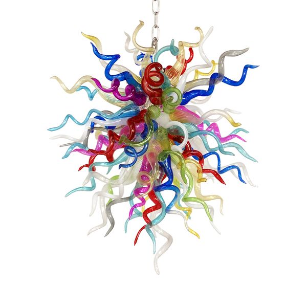 

2020 new modern chandelier lighting lamparas for dining room creative colorful chandelier murano glass led chandelier lustre