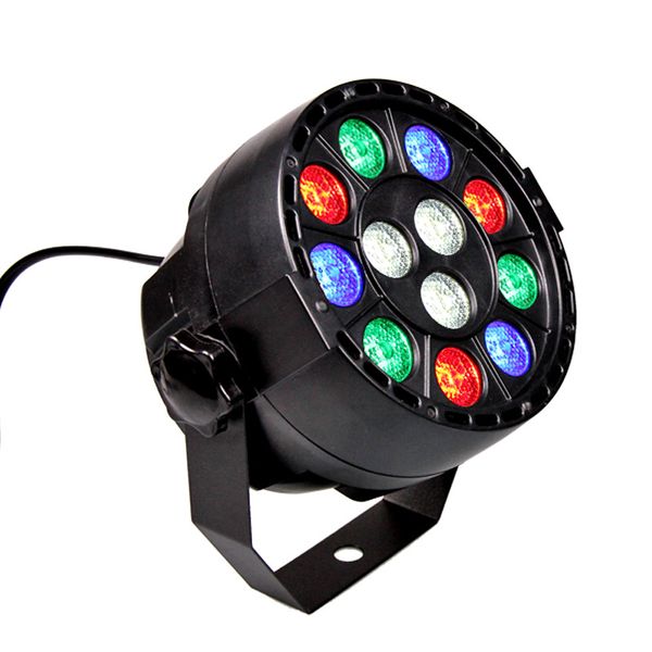 

12x1 вт rgbw dmx512 led par light звук активированный диско dj сценический свет lumiere для свадебного шоу ктв бар-проектор