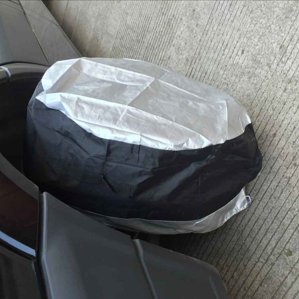 

tire cover case car spare tire cover storage bags carry tote polyester for car wheel protection covers