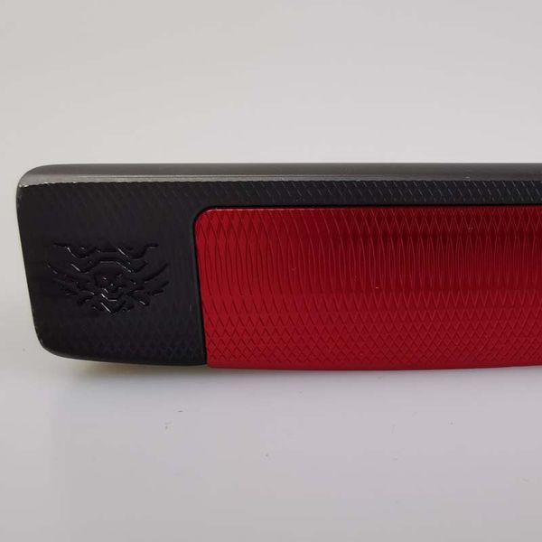 

golf club 2018 fast back black red putters steel shaft with rod cover ing