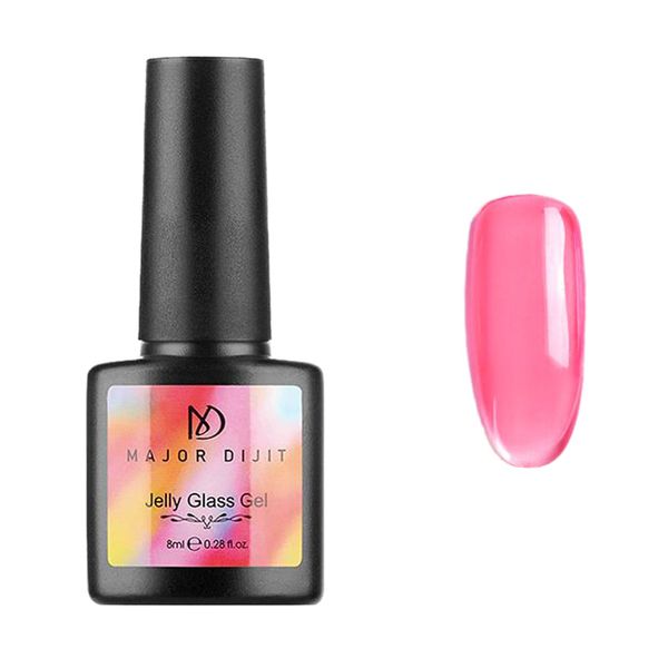 

major dijit jelly nails jellies glass candy nails summer attribute translucent neon color uv nail gel polish 8ml nail art lady f