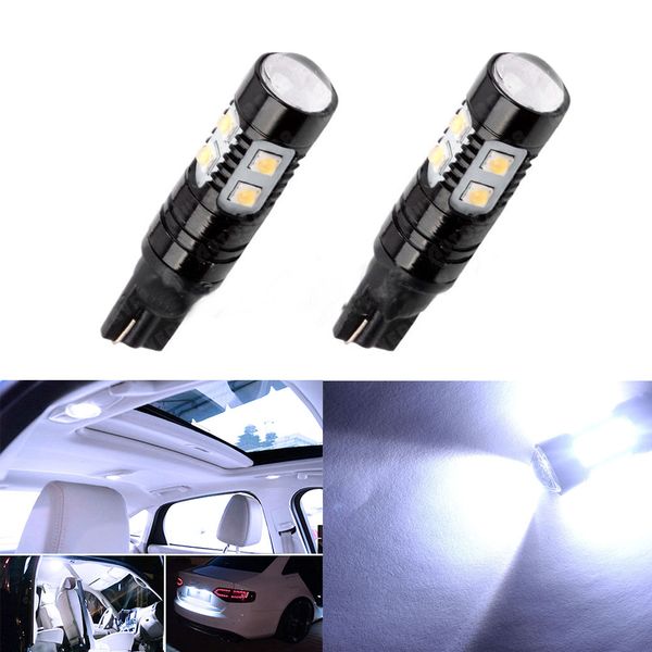

new 2pcs 50w 921 912 t10 t15 led 6000k hid white backup reverse lights bulb