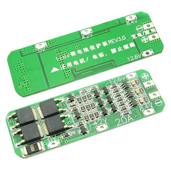 

bms 3s 18650 lithium battery charger protection board 3s 20a 10a 12.6v charging protecting balancer module