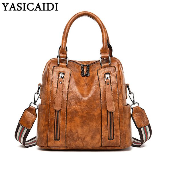 

yasicaidi vintage satchel women handbags pu leather handle ladies hand bags female crossbody shoulder bag sac a main femme
