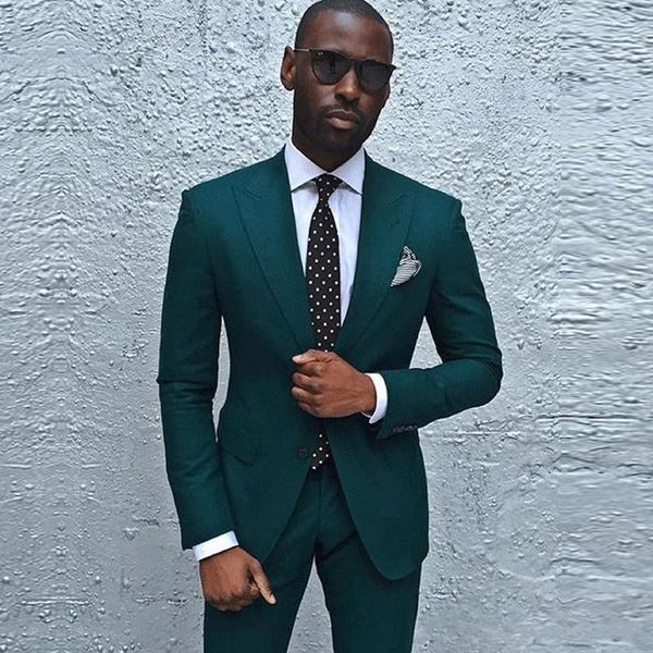 

new two buttons groomsmen peak lapel groom tuxedos 2 piece men suits wedding/prom man blazer ( jacket+pants+tie) 207, Black;gray