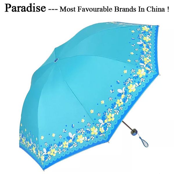 

windproof travel umbrella waterproof anti-uv folding stainless steel shaft pongee parasol fabric compact wome umbrellas sun