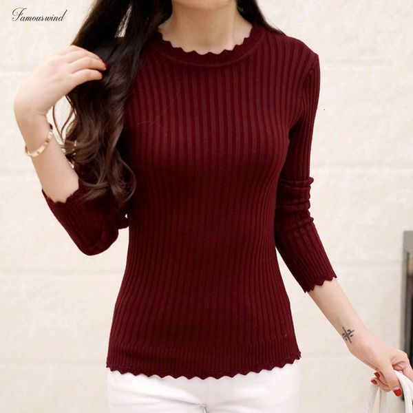 

свитера пуловеры классическая осень зима ruffles женщин свитер дамы осень тонкий вязания knit o шеи женский tops, White;black