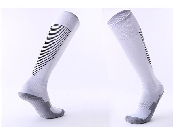 antiderrapante 2019 adulta de crianças com mais de meias de futebol joelho engrossar toalha longo tubo inferior meias desgaste confortável meias esportivas resistentes