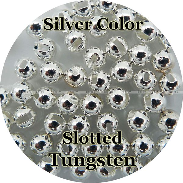 

silver color, 100 tungsten beads, slotted, tying, fishing
