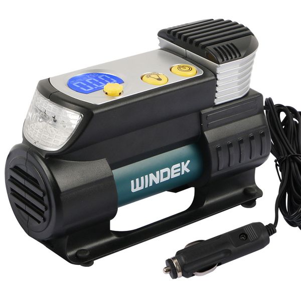 

car air compressor digital tire inflator 12v with preset tyre pressure & auto s& super fast for suv inflatable pump