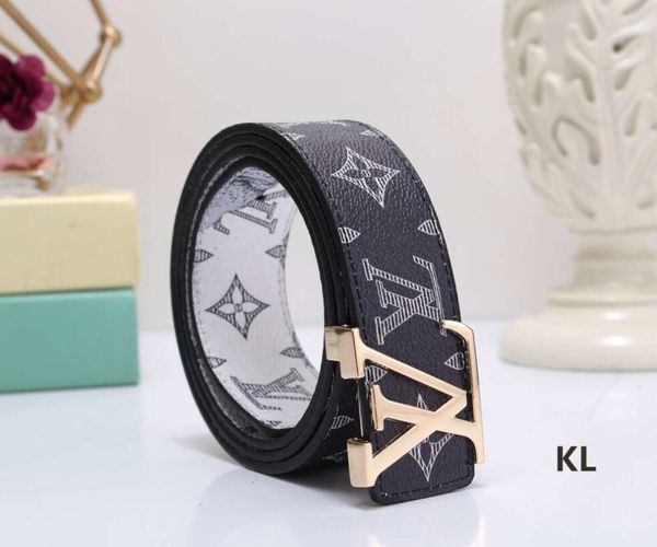 

luxury belt casual letters smooth buckle premium belt box brand belt men's fashion designers men and women 04, Black;brown