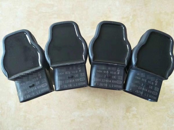 OEM 06H905115B Ateşleme Bobini 4 ADET Audi A3 A4 A5 A6 Q3 Q5 / VW Beetle Golf Jetta