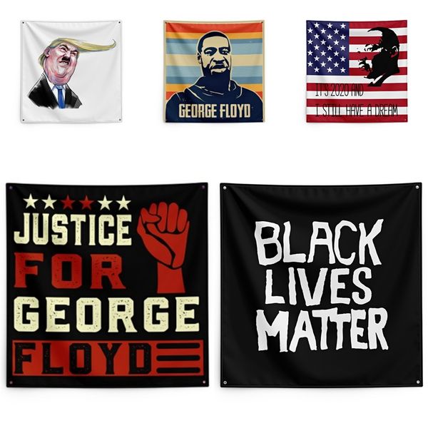 

its 2020 and i have a dream george floyd printing tapestry black lives matter household wall banner 150*150cm #qa88566