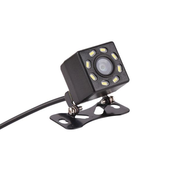

2019 new car rear view camera universal backup parking camera 8 led night vision waterproof 170 wide angle hd color image