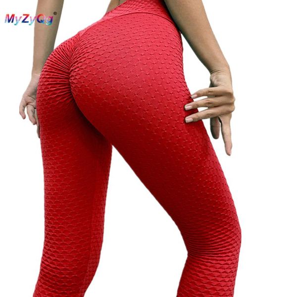 

winter sport women running leggings high waist yoga pants gym leggings peach hip fitness tights sportswear bodybuilding, White;red