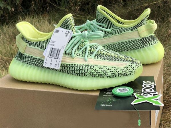 

released authentic originals sply v2 yeezreel reflective non -reflective fw5191 fw5190 kanye west fx4130 fw5191 running shoes size 36, Black