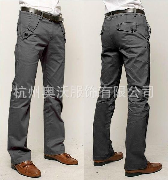 

grab batch cheap мужские повседневные брюки мода повседневная корейский стиль мужские брюки k26, Black