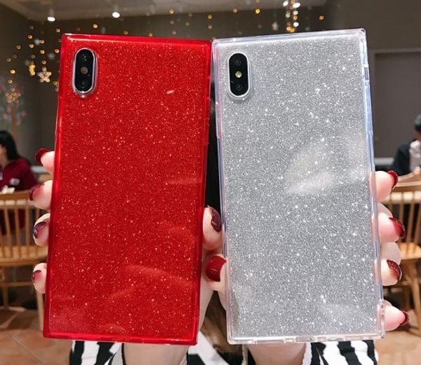 NUOVA BUONA custodia per telefono gitter Bling tpu Cover per telefono per telefono 10 Cover per iPhone 8 Plus 7 10 X Custodia